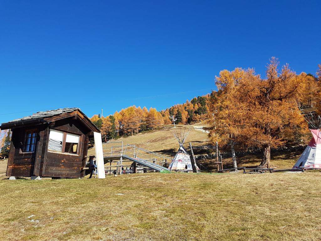 Chalet Schneevogul Grächen Exterior foto